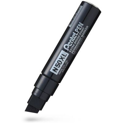Märkpenna perm. PENTEL N50XL sned svart Märkpenna perm. PENTEL N50XL sned svart