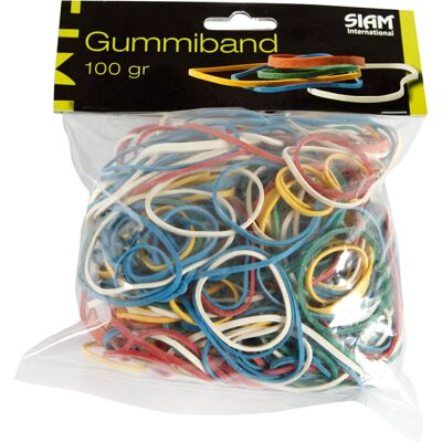Siam Gummiband sorterade storlekar 250 st Siam Gummiband sorterade storlekar 250 st