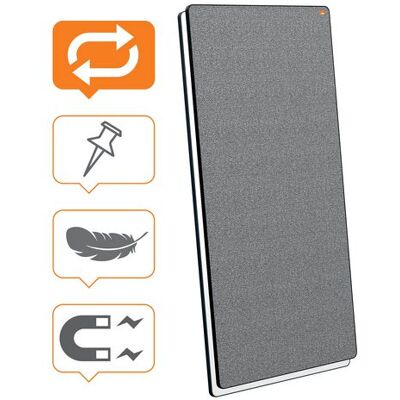 Nobo Mobil Whiteboard Move & Meet notice svart Nobo Mobil Whiteboard Move & Meet notice svart