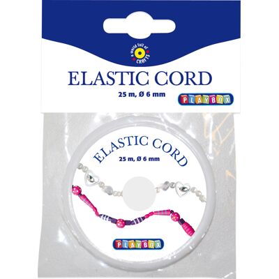 Playbox Smyckestråd elastisk 0,6mm 25m Playbox Smyckestråd elastisk 0,6mm 25m
