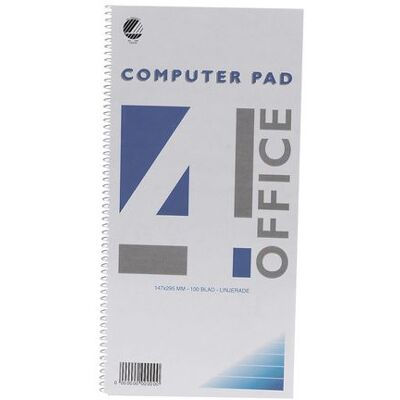 NO BRAND Spiralkladd 4-OFF 147x297mm 96 blad linj NO BRAND Spiralkladd 4-OFF 147x297mm 96 blad linj