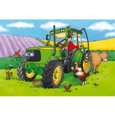 NO BRAND Golvpussel traktor 60x40cm NO BRAND Golvpussel traktor 60x40cm