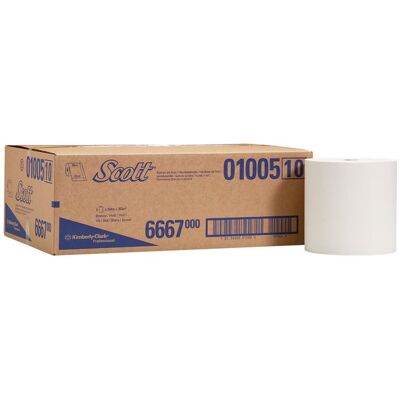 Kimberly Clark Vit Rullhandduk 6667 - Pappersrulle Kimberly Clark Vit Rullhandduk 6667 - Pappersrulle