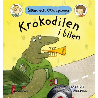NO BRAND Bok visbok Krokodilen i bilen NO BRAND Bok visbok Krokodilen i bilen