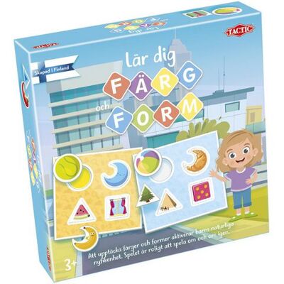 TACTIC Spel Lär dig om färg och form 3+ TACTIC Spel Lär dig om färg och form 3+