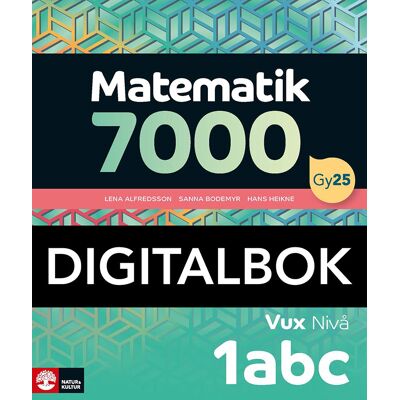 Matematik 7000 nivå 1abc Vux Digitalbok Matematik 7000 nivå 1abc Vux Digitalbok