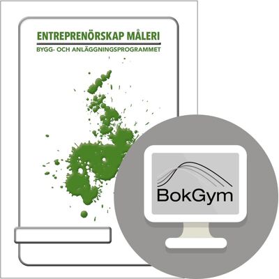 Gleerups Utbildning AB BokGym Entreprenörskap Måleri – Digitalt läromedel 12 mån Gleerups Utbildning AB BokGym Entreprenörskap Måleri – Digitalt läromedel 12 mån