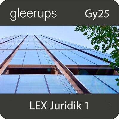 Gleerups Utbildning AB LEX Juridik 1, digitalt läromedel, elev, Gy25 Gleerups Utbildning AB LEX Juridik 1, digitalt läromedel, elev, Gy25