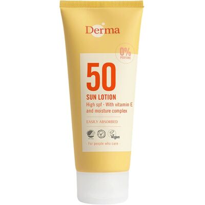 Derma Sun SPF 50 Solkräm - Känslig hud Derma Sun SPF 50 Solkräm - Känslig hud
