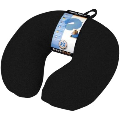 Travel Safe TravelSafe Resekudde, fleece/spandex, svart Onesize Travel Safe TravelSafe Resekudde, fleece/spandex, svart Onesize