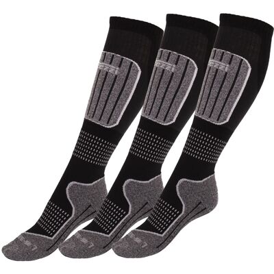 Accezzi Merino 20 Skidstrumpor, 3 par, Svart 35-38 Accezzi Merino 20 Skidstrumpor, 3 par, Svart 35-38