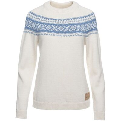 Dale of Norway Vågsøy, Sweater, Dam, Vit/Ljusblå 42(XL) Dale of Norway Vågsøy, Sweater, Dam, Vit/Ljusblå 42(XL)