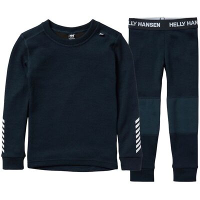Helly Hansen K Lifa Merino, Set, Junior, Navy 128 Helly Hansen K Lifa Merino, Set, Junior, Navy 128