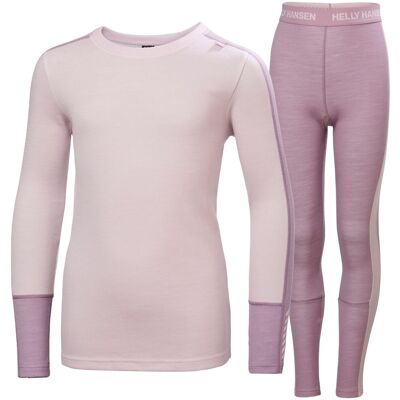 Helly Hansen Lifa Merino Midweight, Set, Junior, Lila 146 Helly Hansen Lifa Merino Midweight, Set, Junior, Lila 146