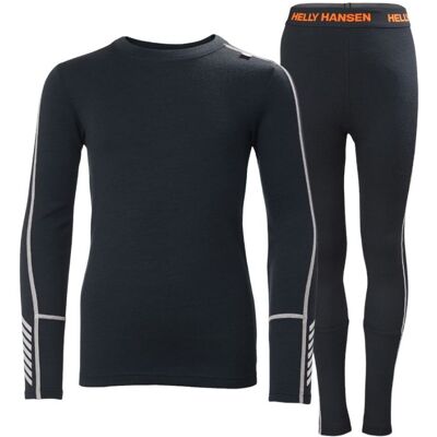 Helly Hansen Lifa Merino Midweight, Set, Junior, Navy 140 Helly Hansen Lifa Merino Midweight, Set, Junior, Navy 140