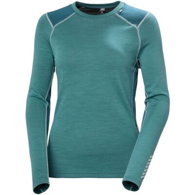 Helly Hansen Lifa Merino Midweight Tröja, Dam, Grön 38(M) Helly Hansen Lifa Merino Midweight Tröja, Dam, Grön 38(M)