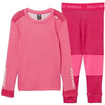 Helly Hansen Lifa Merino, Set, Barn, Rosa 128 Helly Hansen Lifa Merino, Set, Barn, Rosa 128