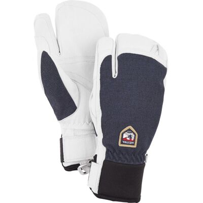 Hestra Army Leather Patrol 3-finger Skidhandskar, Marin 9 Hestra Army Leather Patrol 3-finger Skidhandskar, Marin 9