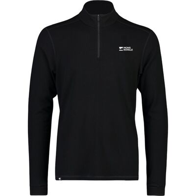 Mons Royale Cascade Merino Base Layer 1/4 Zip, Underställströja, Herr, Svart XXL(56) Mons Royale Cascade Merino Base Layer 1/4 Zip, Underställströja, Herr, Svart XXL(56)