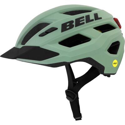 Bell Kick LED Mips, Cykelhjälm, Grön 53-60cm Bell Kick LED Mips, Cykelhjälm, Grön 53-60cm