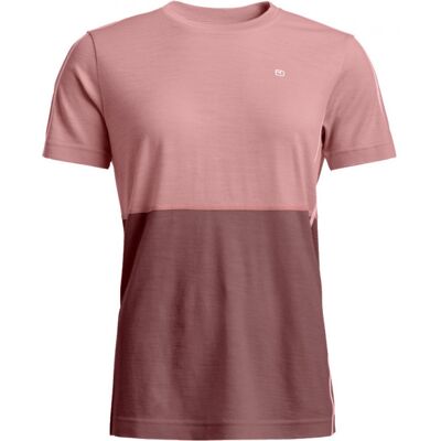 Ortovox 185 Rock'n'Wool Short Sleeve, Dam, Rosa 38(M) Ortovox 185 Rock'n'Wool Short Sleeve, Dam, Rosa 38(M)