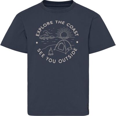 Didriksons Mynta, T-shirt, Junior, Navy 130 Didriksons Mynta, T-shirt, Junior, Navy 130