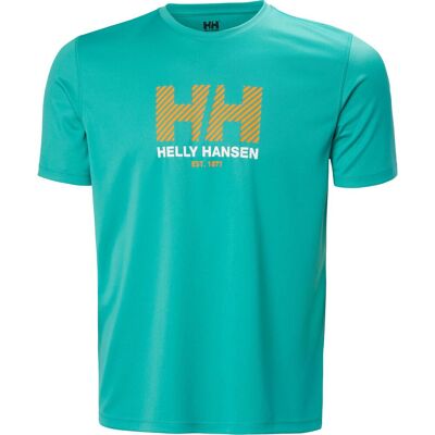 Helly Hansen HH Tech Graphic T-Shirt 2.0, Herr, Turkos L(52) Helly Hansen HH Tech Graphic T-Shirt 2.0, Herr, Turkos L(52)