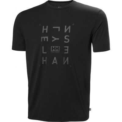 Helly Hansen Skog Graphic T-shirt, Herr, Svart S(48) Helly Hansen Skog Graphic T-shirt, Herr, Svart S(48)