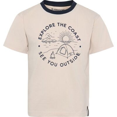 Didriksons Mynta, T-shirt, Junior, Beige 140 Didriksons Mynta, T-shirt, Junior, Beige 140
