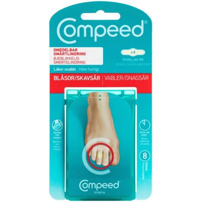 Compeed blåsplåster för tår - Vattentätt och andningsbart Compeed blåsplåster för tår - Vattentätt och andningsbart