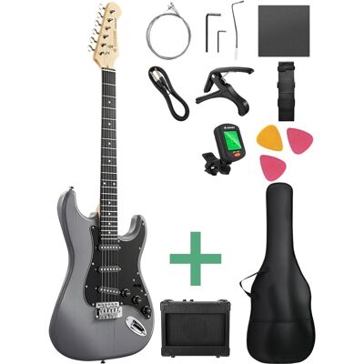Donner DST-80 elgitarr paket matton black Donner DST-80 elgitarr paket matton black