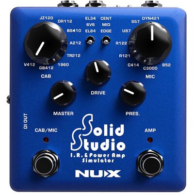 Nux Solid Studio I.R. & power amp simulator gitarr-effektpedal Nux Solid Studio I.R. & power amp simulator gitarr-effektpedal