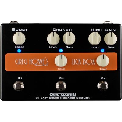 Carl Martin Greg Howe's Lick Box gitarr-effektpedal Carl Martin Greg Howe's Lick Box gitarr-effektpedal
