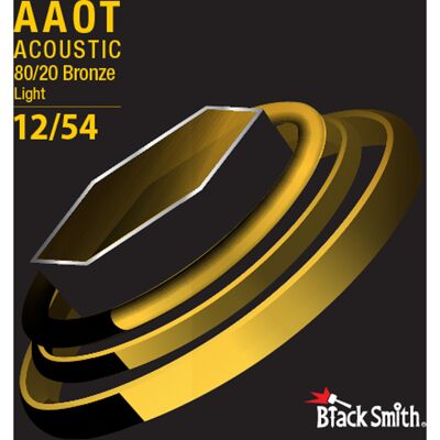 BlackSmith AABR-1254 westerngitarr-strängar, 012-054 BlackSmith AABR-1254 westerngitarr-strängar, 012-054