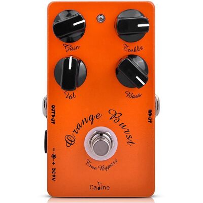 Caline CP-18 Orange Burst Overdrive gitarr-effektpedal Caline CP-18 Orange Burst Overdrive gitarr-effektpedal