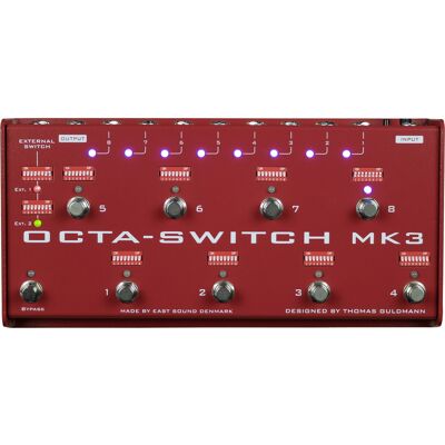 Carl Martin Octaswitch MK3 gitarr-effektpedal Carl Martin Octaswitch MK3 gitarr-effektpedal