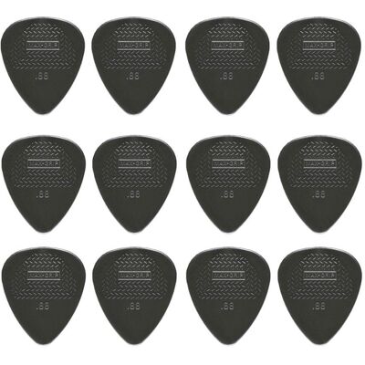 Dunlop Nylon Max Grip Standard 0,88 mm plektrum (12 st.) Dunlop Nylon Max Grip Standard 0,88 mm plektrum (12 st.)