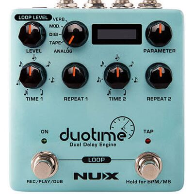 Nux NDD-6 Duotime gitarr-effektpedal Nux NDD-6 Duotime gitarr-effektpedal