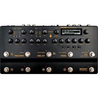 Nux NME-5 Trident gitarr-multieffekt Nux NME-5 Trident gitarr-multieffekt