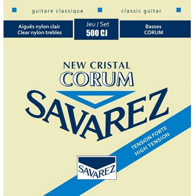 Savarez 500CJ New Corum spansk gitarrsträngar, blå Savarez 500CJ New Corum spansk gitarrsträngar, blå