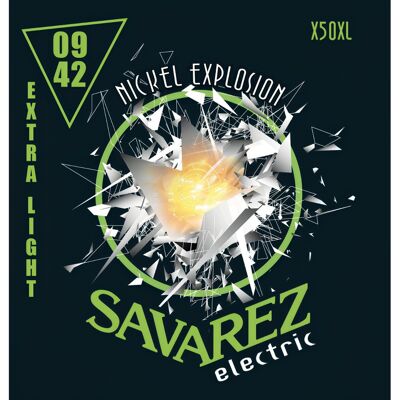 Savarez X50XL Explosion elgitarrsträngar, 009-042 Savarez X50XL Explosion elgitarrsträngar, 009-042