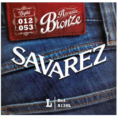Savarez A130L westerngitarr-strängar, 012-053 Savarez A130L westerngitarr-strängar, 012-053
