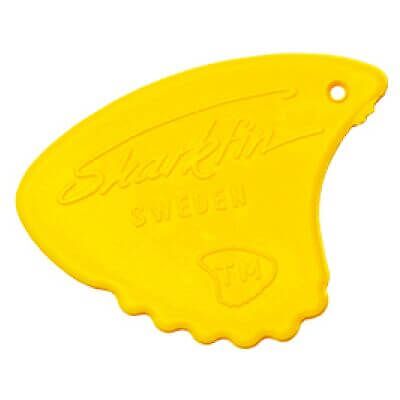 Sharkfin GP 105 Relief, Medium, Yellow plektrum (12 stk) Sharkfin GP 105 Relief, Medium, Yellow plektrum (12 stk)