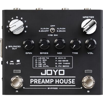 Joyo R-15 Preamp House gitarr-effektpedal Joyo R-15 Preamp House gitarr-effektpedal