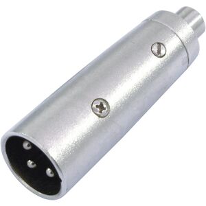 Omnitronic XLR till RCA-adapter - Silverfärgad - Ljudtillbehör Omnitronic XLR till RCA-adapter - Silverfärgad - Ljudtillbehör
