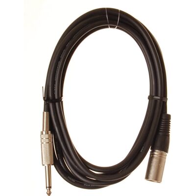 HiEnd XLR(hane)-till-jack-kabel 3 meter HiEnd XLR(hane)-till-jack-kabel 3 meter