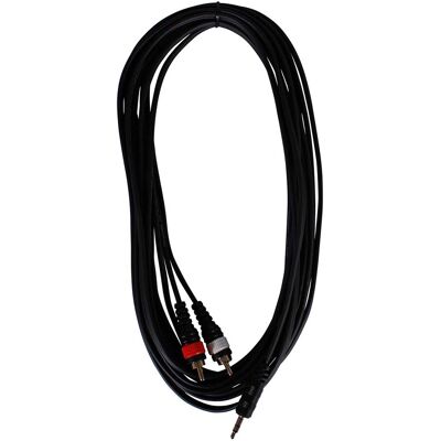 HiEnd 2 x phono-till-minijack(stereo)-kabel 6 meter HiEnd 2 x phono-till-minijack(stereo)-kabel 6 meter