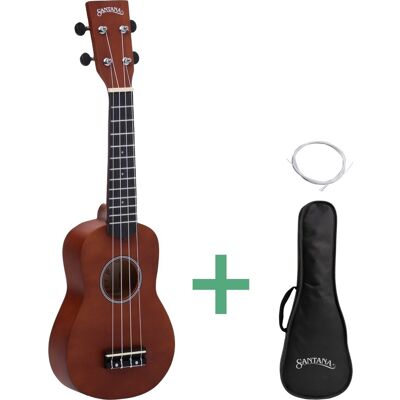 Santana U01 SBR ukulele brun Santana U01 SBR ukulele brun