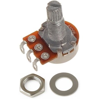 Wilkinson A500K-L volym-potentiometer long Wilkinson A500K-L volym-potentiometer long