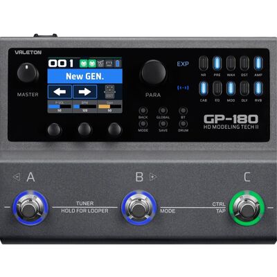 Valeton GP-180 gitarr multieffekter Valeton GP-180 gitarr multieffekter